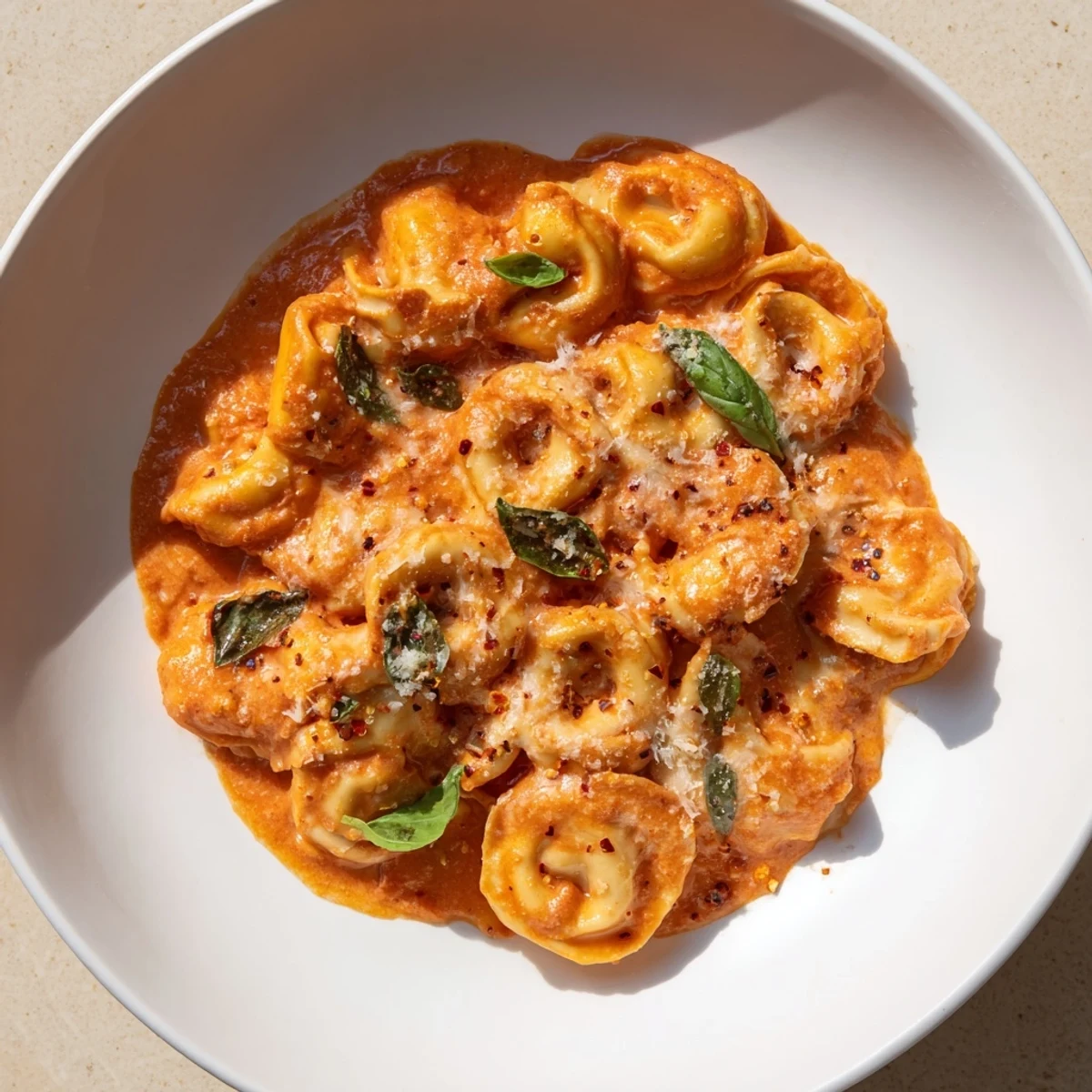 One Pot Creamy Tortellini