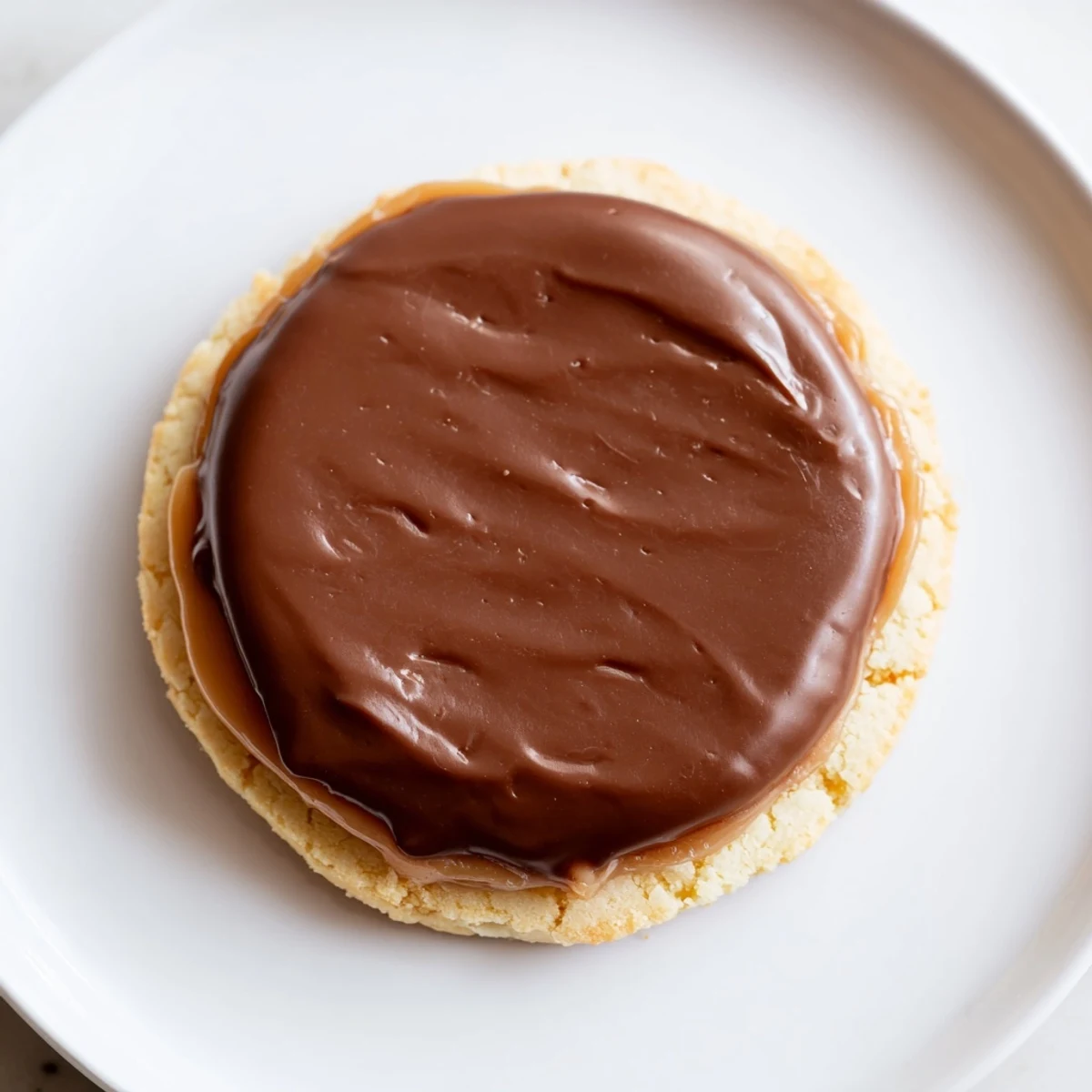 Golden Twix Cookies with gooey caramel and chocolate layers arranged neatly on a cooling rack for a party platter.