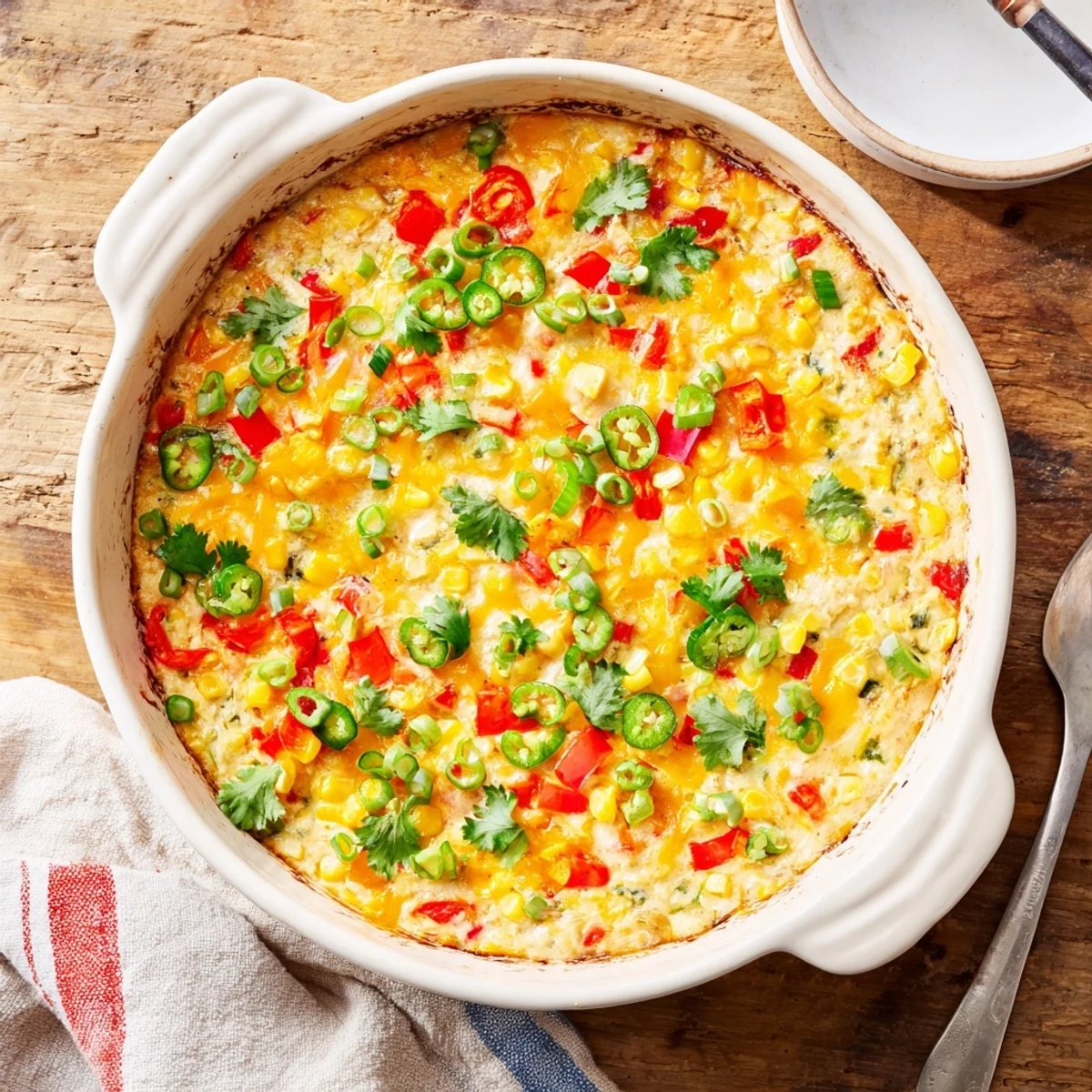 Creamy Corn Cheddar Dip