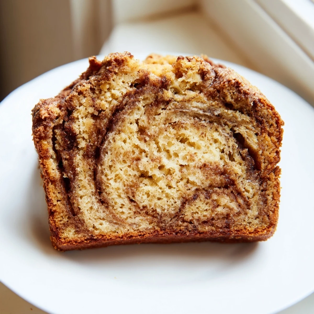 Cinnamon Sugar Swirl Banana Bread