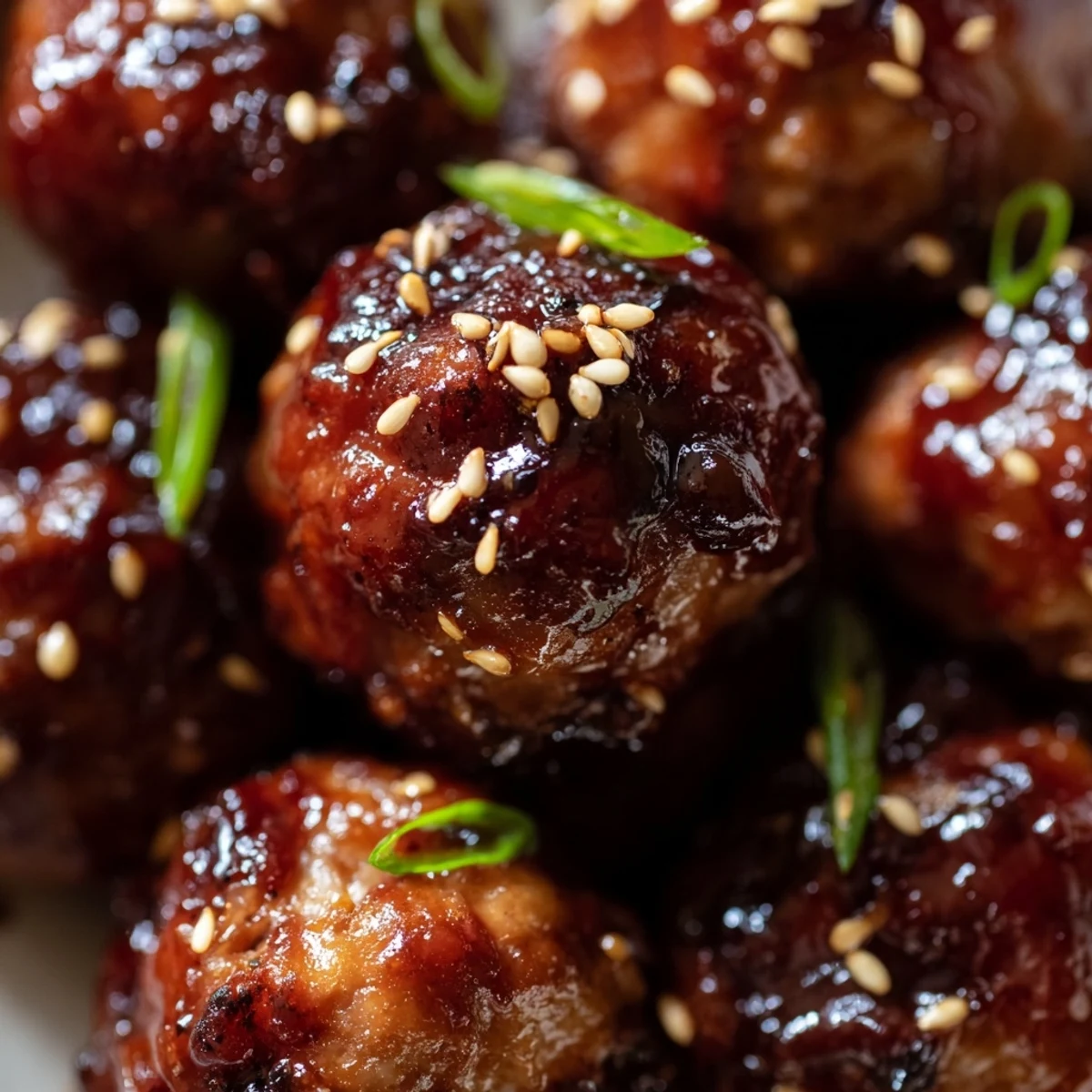 Korean BBQ Meatballs With Spicy Mayo Dip