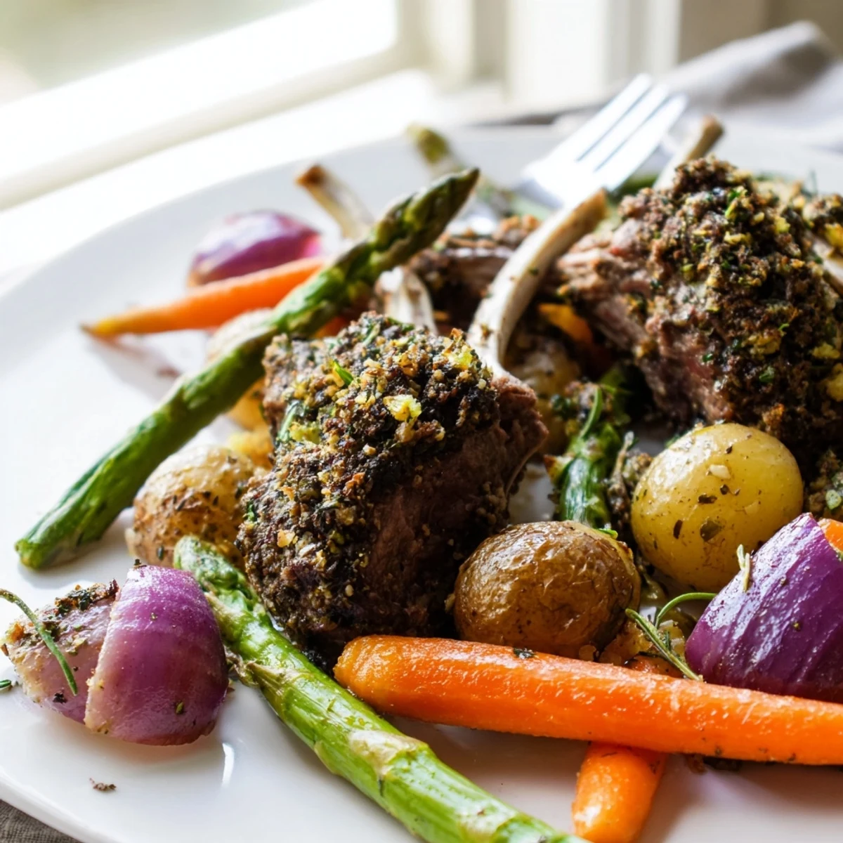 Easter Dinner On A Sheet Pan