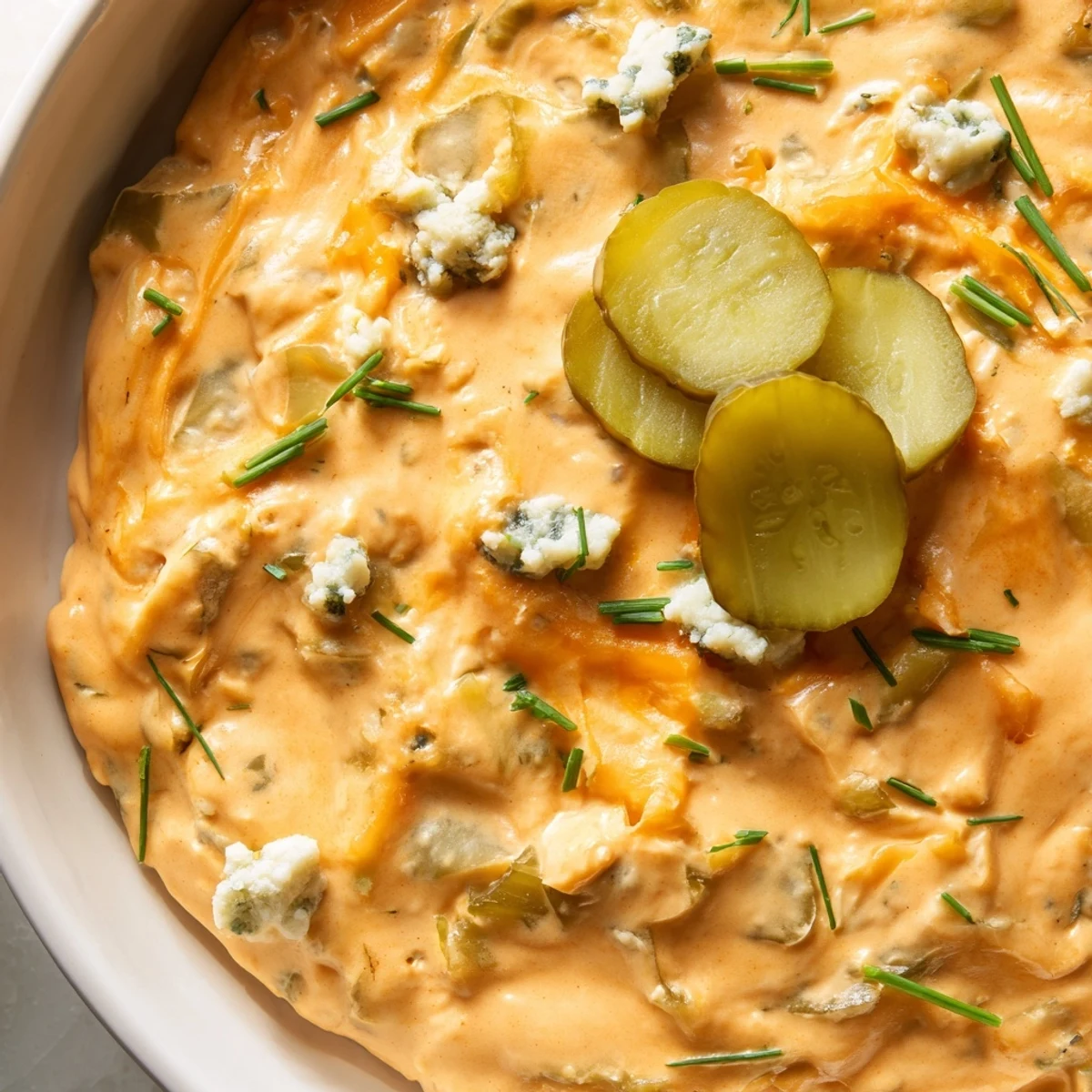 Buffalo Pickle Dip for Game Day