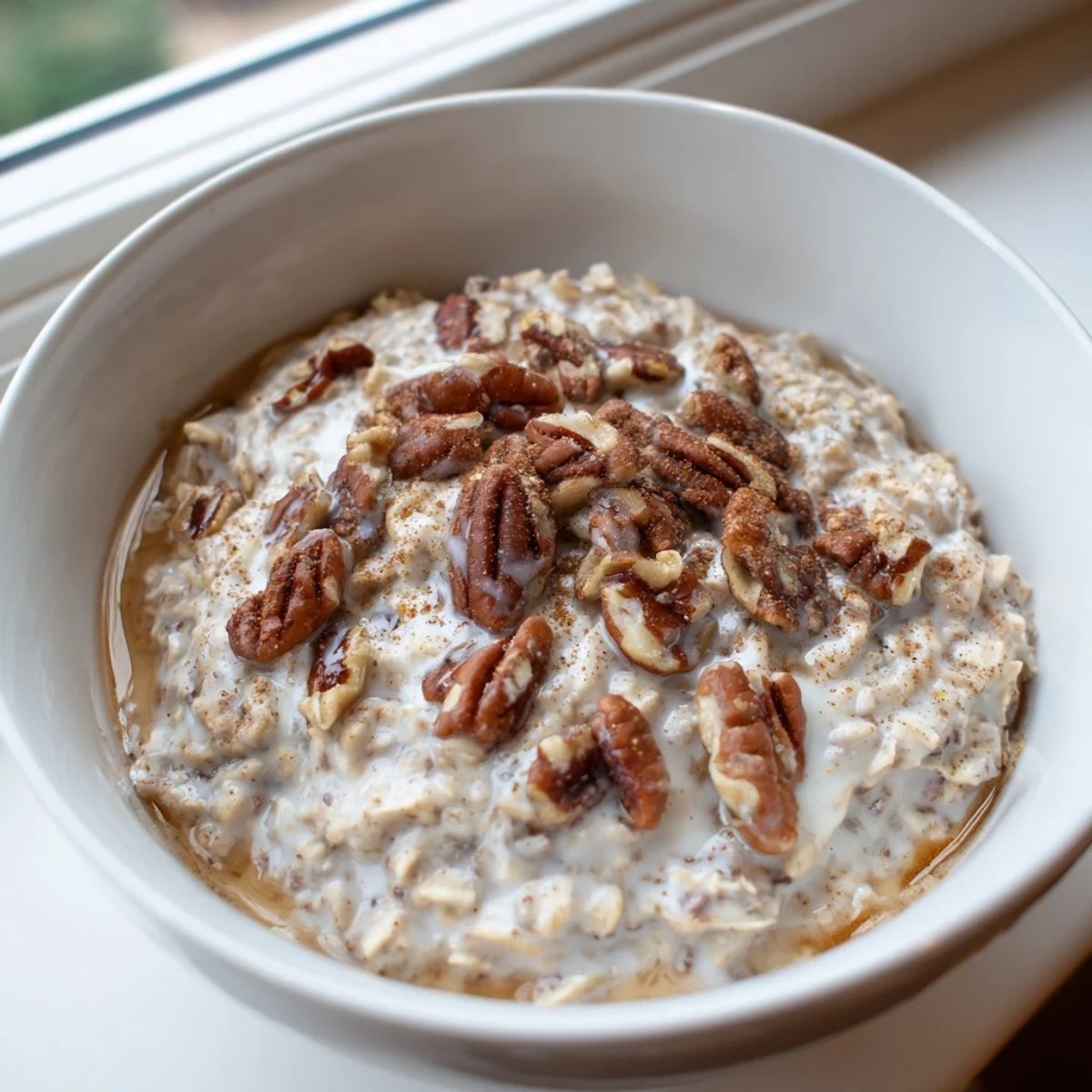 Maple Cinnamon Pecan Overnight Oats