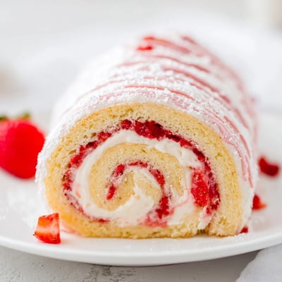 Strawberry Shortcake Cheesecake Rolls